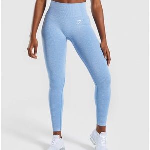 Gymshark Vital Seamless Leggings Blue.